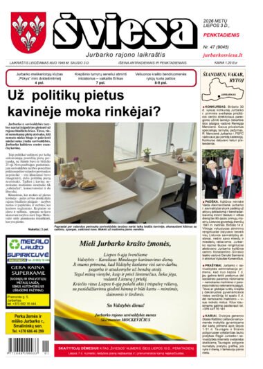 Šviesos numeris 2026-07-03
