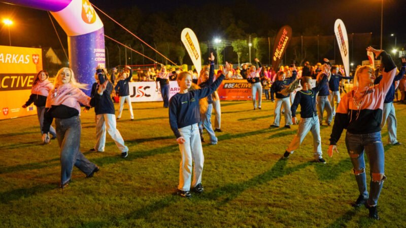 Sporto festivalis „BeActive Night“ pakvies į didžiausią naktinę sporto šventę Jurbarke