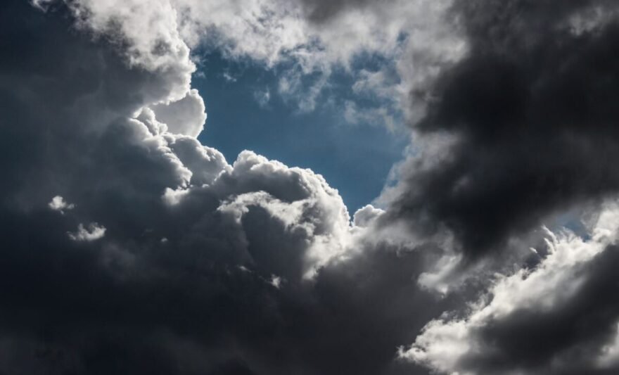 the sky before the storm