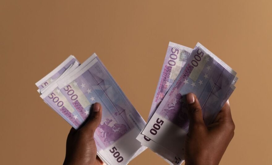 person holding banknotes
