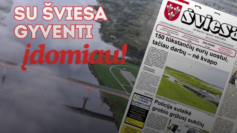 Išleistas naujas laikraščio ŠVIESA numeris