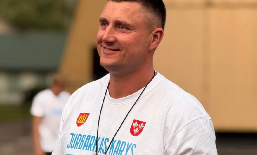 Jurbarko krepšinio komandos vyr. treneris Povilas Valaitis šį sezoną žada daug ir aukšto lygio krepšinio. „Jurbarkas-Karys-Manvesta“ nuotr.