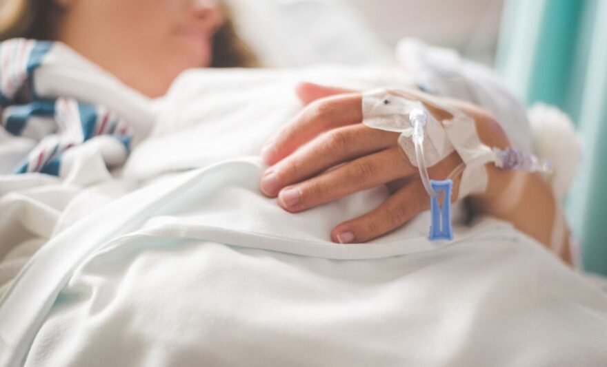 pvc in patient hand