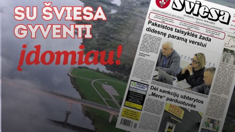 Išleistas naujas laikraščio ŠVIESA numeris