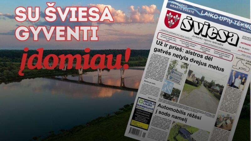 Išleistas naujas laikraščio ŠVIESA numeris 