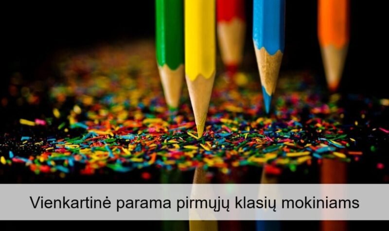 Kviečia teikti prašymus dėl vienkartinės paramos pirmųjų klasių mokiniams