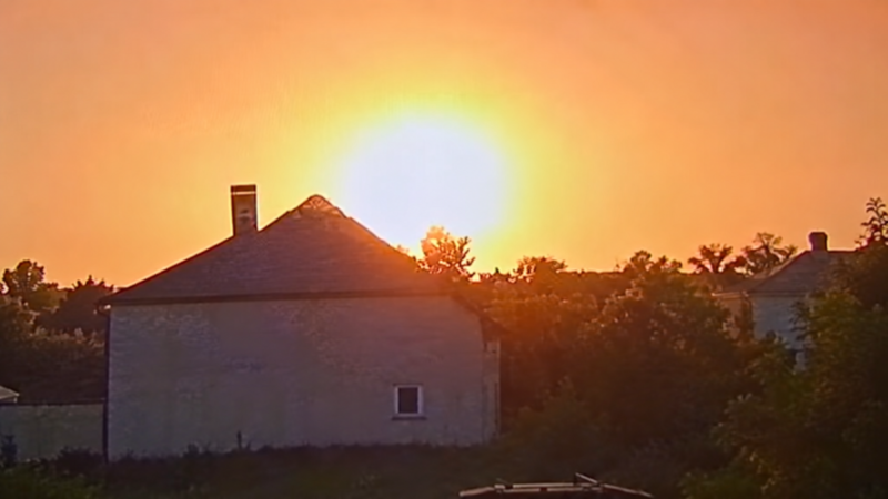 Užfiksavo, kaip numušamas į Lietuvą įskridęs dronas (video)