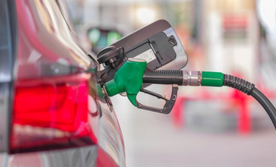 distributor on a petrol station