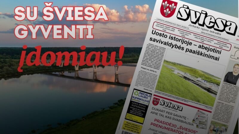 Išleistas naujas laikraščio ŠVIESA numeris