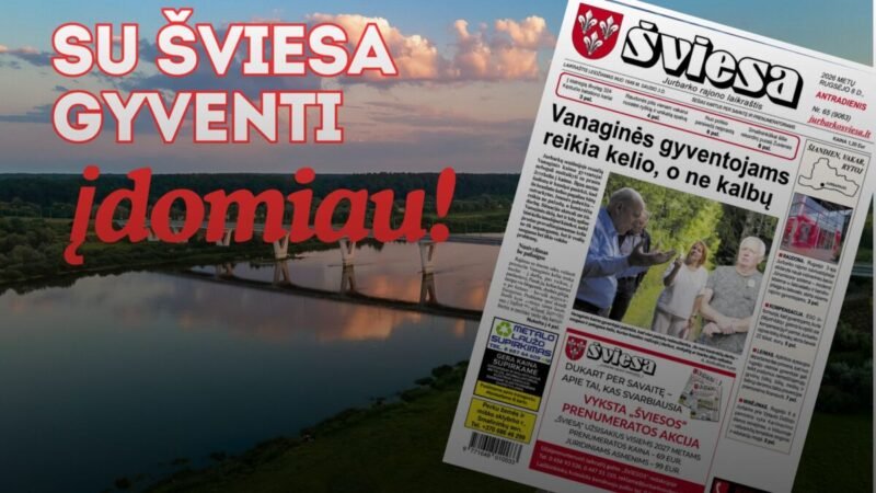 Išleistas naujas laikraščio ŠVIESA numeris