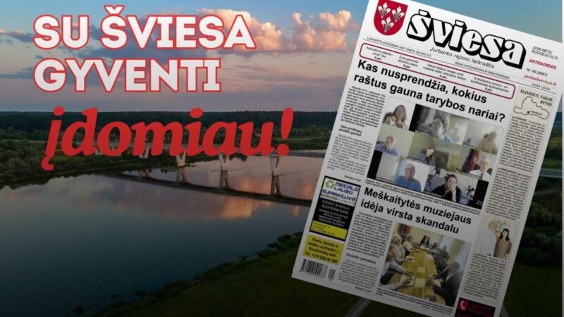 Išleistas naujas laikraščio ŠVIESA numeris