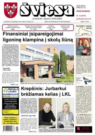 Šviesos numeris 2026 10 02