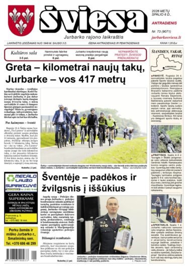 Šviesos numeris 2026 10 06