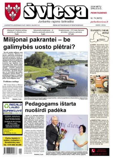 Šviesos numeris 2026 10 08