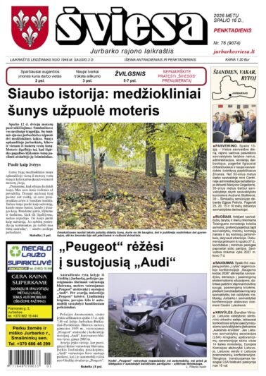 Šviesos numeris 2026 10 16