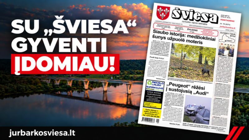 Išleistas naujas laikraščio ŠVIESA numeris