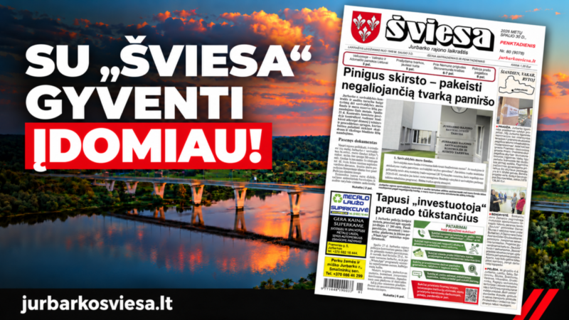Išleistas naujas laikraščio ŠVIESA numeris
