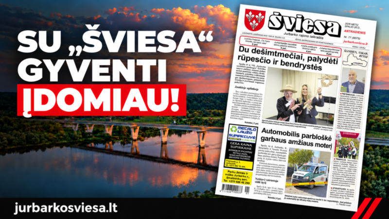 Išleistas naujas laikraščio ŠVIESA numeris