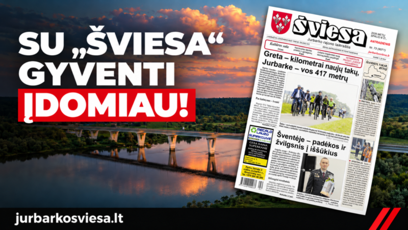 Išleistas naujas laikraščio ŠVIESA numeris