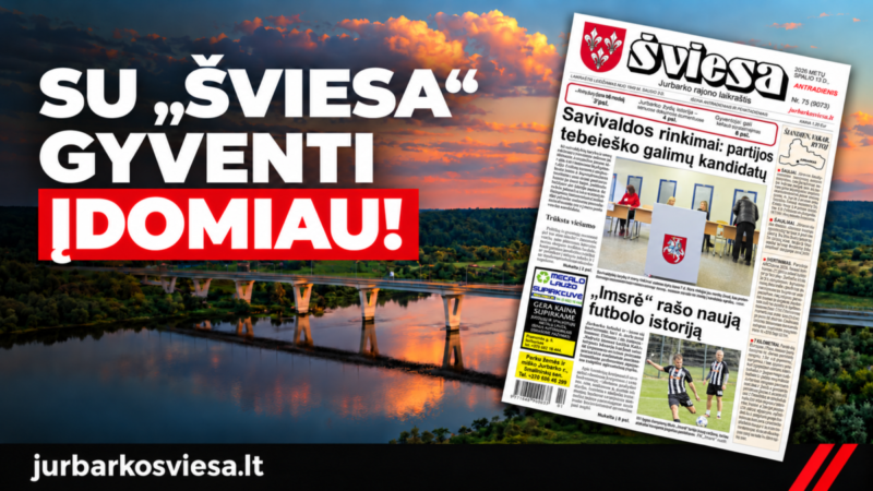 Išleistas naujas laikraščio ŠVIESA numeris