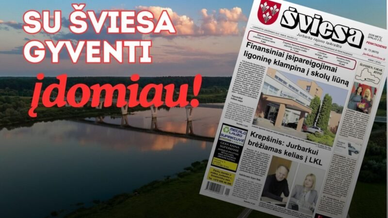 Išleistas naujas laikraščio ŠVIESA numeris